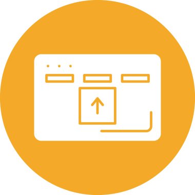 seo modern simgesinin vektör illüstrasyonu