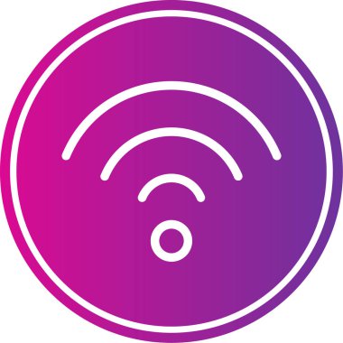 wifi simgesi vektör illüstrasyonu
