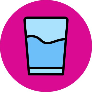 içki ikonu vektör illüstrasyonu