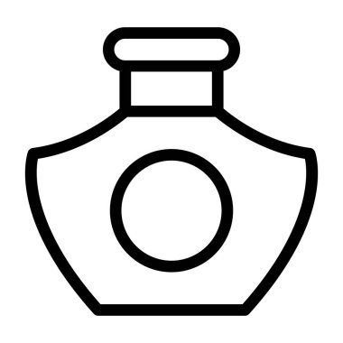 Bir şişe şarabın vektör çizimi