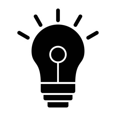 Ampul Işık vektör simgesi