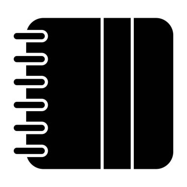 Tek izole nota simgesinin vektör illüstrasyonu