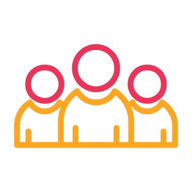 Takım simgesi vektör illüstrasyonu