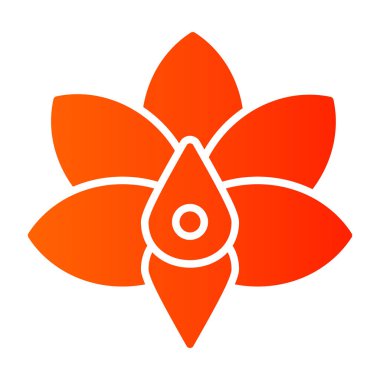 çiçek simgesi vektör illüstrasyonu