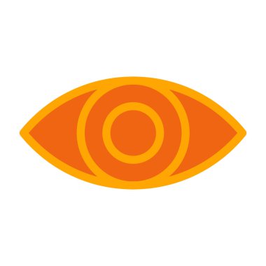 Göz simgesi vektör illüstrasyonu