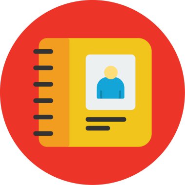 Modern ofis simgesinin vektör illüstrasyonu