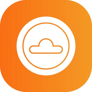 güzel bulut hesaplama vektör çizgisi simgesi