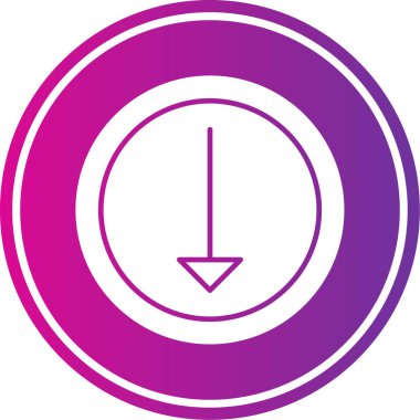 Saat simgesinin vektör illüstrasyonu