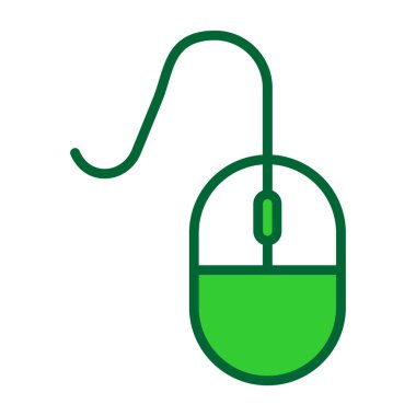 fare vektörü düz simgesi