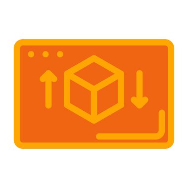 kutu teslim paketi simgesi ana hat biçiminde