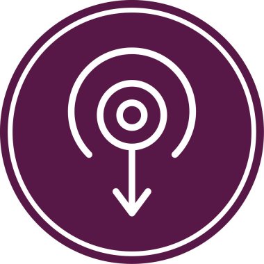 ok simgesinin vektör illüstrasyonu