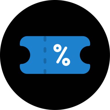 indirimli etiket vektörü simgesi