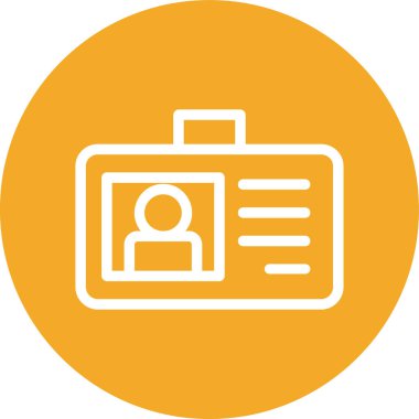 Bir insan simgesinin vektör illüstrasyonu