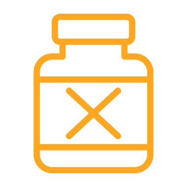 hap şişesi simgesi, tasarım taslağı