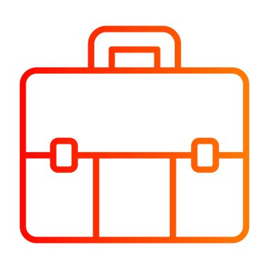 evrak çantası ikonu vektör illüstrasyonu