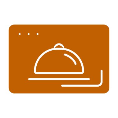 Gıda simgesinin vektör illüstrasyonu