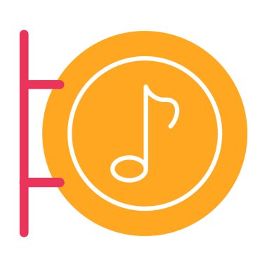Projeniz için vektör müzik simgesi