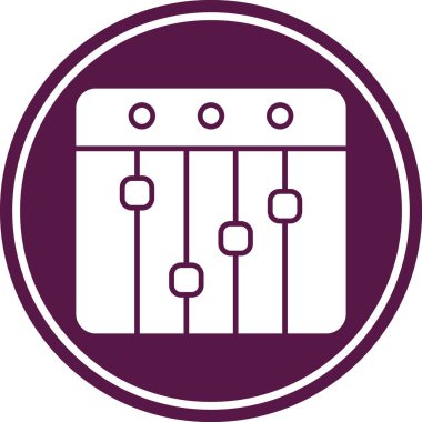 Modern bir simgenin vektör illüstrasyonu