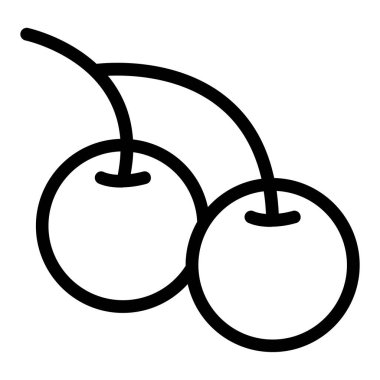 meyve vektörü simgesi, illüstrasyon