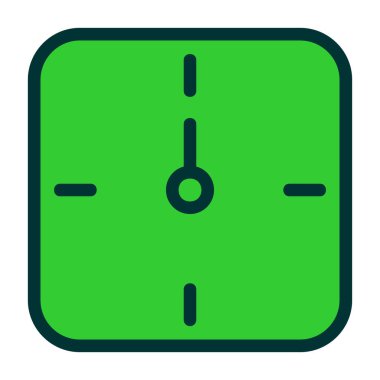 Saat simgesi vektör illüstrasyonu