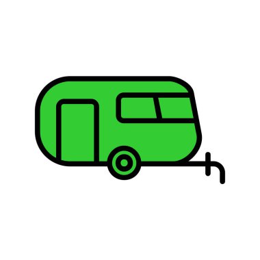 Van simge vektör çizim