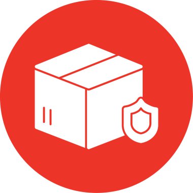 paket web simgesi, vektör çizim