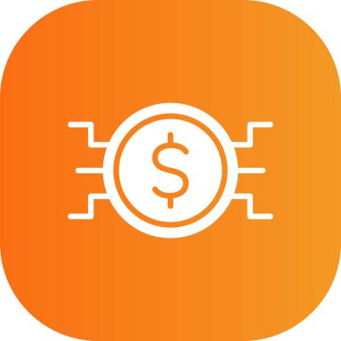 Vektör Doları para simgesi