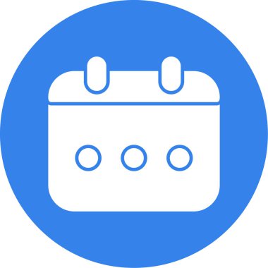 Takvim. Web simgesi basit illüstrasyon