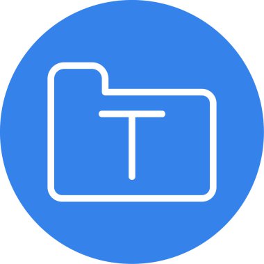 Belge. Web simgesi basit illüstrasyon