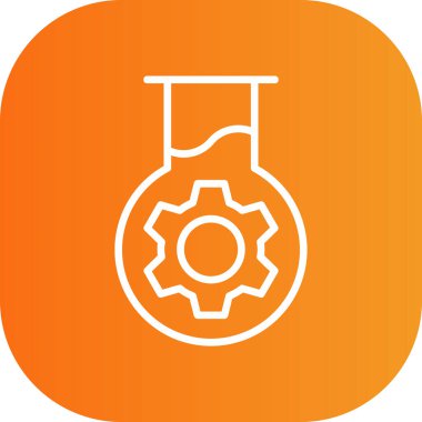 dişli simgesinin vektör illüstrasyonu