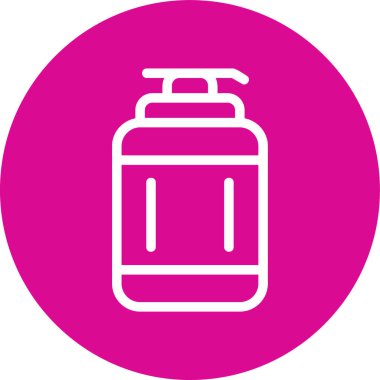 Modern şişe simgesinin vektör illüstrasyonu