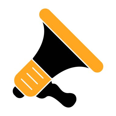 Hoparlör vektör illüstrasyon tasarımlı megafon