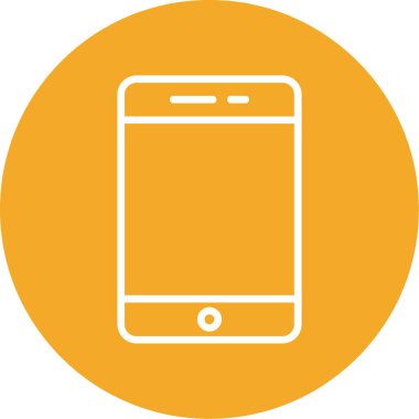 Akıllı telefon. Web simgesi basit illüstrasyon