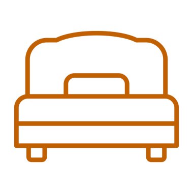 kanepe vektör simgesi modern basit illüstrasyon