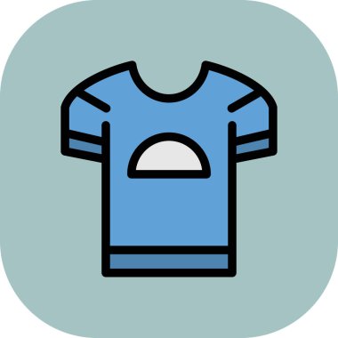 Vektör gömleği illüstrasyonu