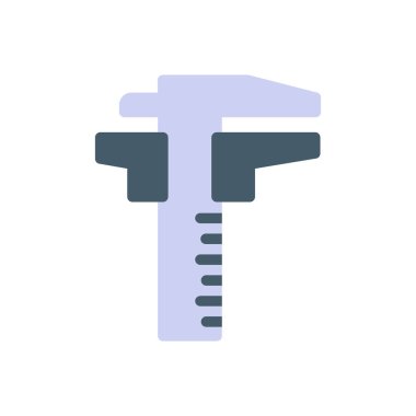 İngiliz anahtarı simgesi vektör illüstrasyonu