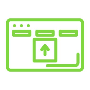 seo modern simgesinin vektör illüstrasyonu