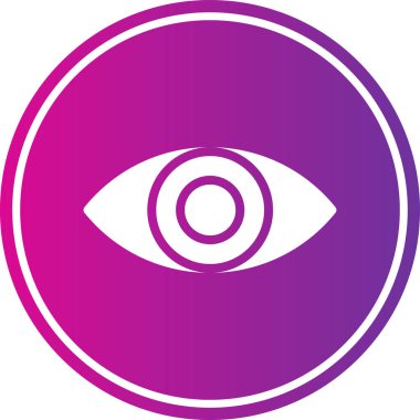 Göz simgesi vektör illüstrasyonu