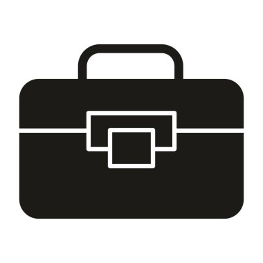 evrak çantası ikonu vektör illüstrasyonu