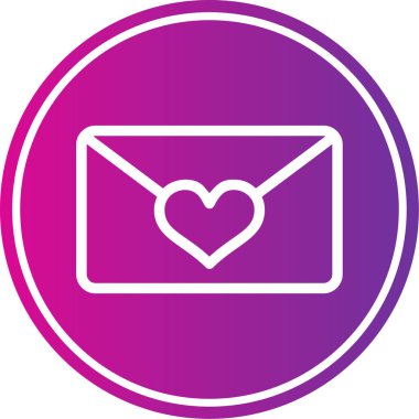 Aşk simgesinin vektör illüstrasyonu