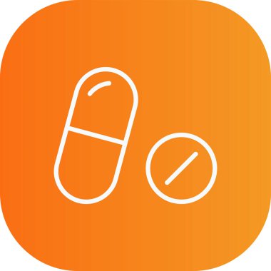 İlaç simgesinin vektör illüstrasyonu