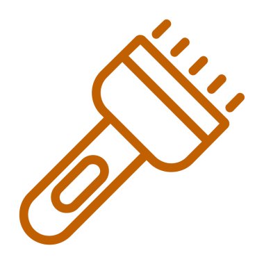 boya fırçası ikonu. beyaz arkaplanda izole edilmiş ana hat boya fırçası vektör simgesi ince çizgi