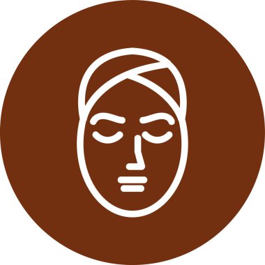 Maskeli bir adamın vektör çizimi