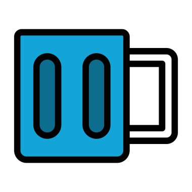 Modern b 'nin vektör illüstrasyonu eksik simgesi