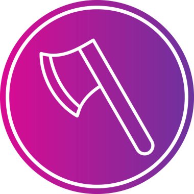 Balta simgesi vektör illüstrasyonu