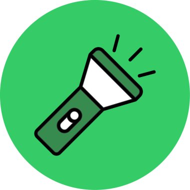 el feneri. Web simgesi basit illüstrasyon