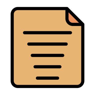 kağıt vektör simgesi rengi