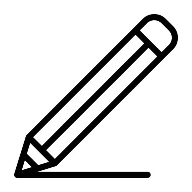 kalem vektörü ince çizgi simgesi