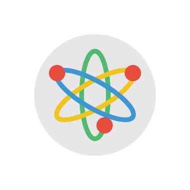 vektör atom simgesi illüstrasyonu