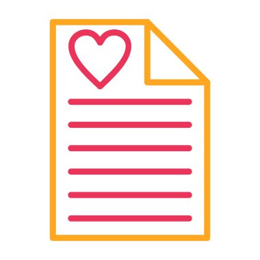 kalp simgesi, vektör illüstrasyonu